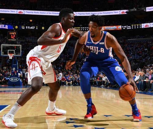  恩比德内线翻江倒海，七六人轻取尼克斯